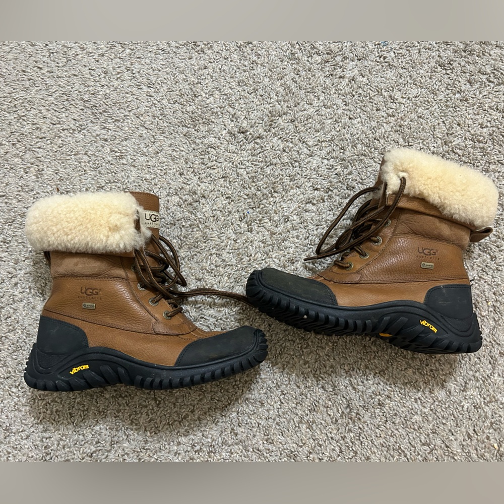 UGG Adirondack ll Otter Brown Waterproof Bella Winter Boots Women's Size 7 Lined